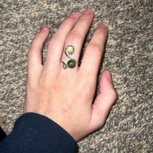 Handmade wire ring, size 10